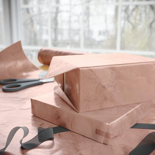 Wrapping Papers With Soft Pink Authentic Venetian Plaster Graphic
